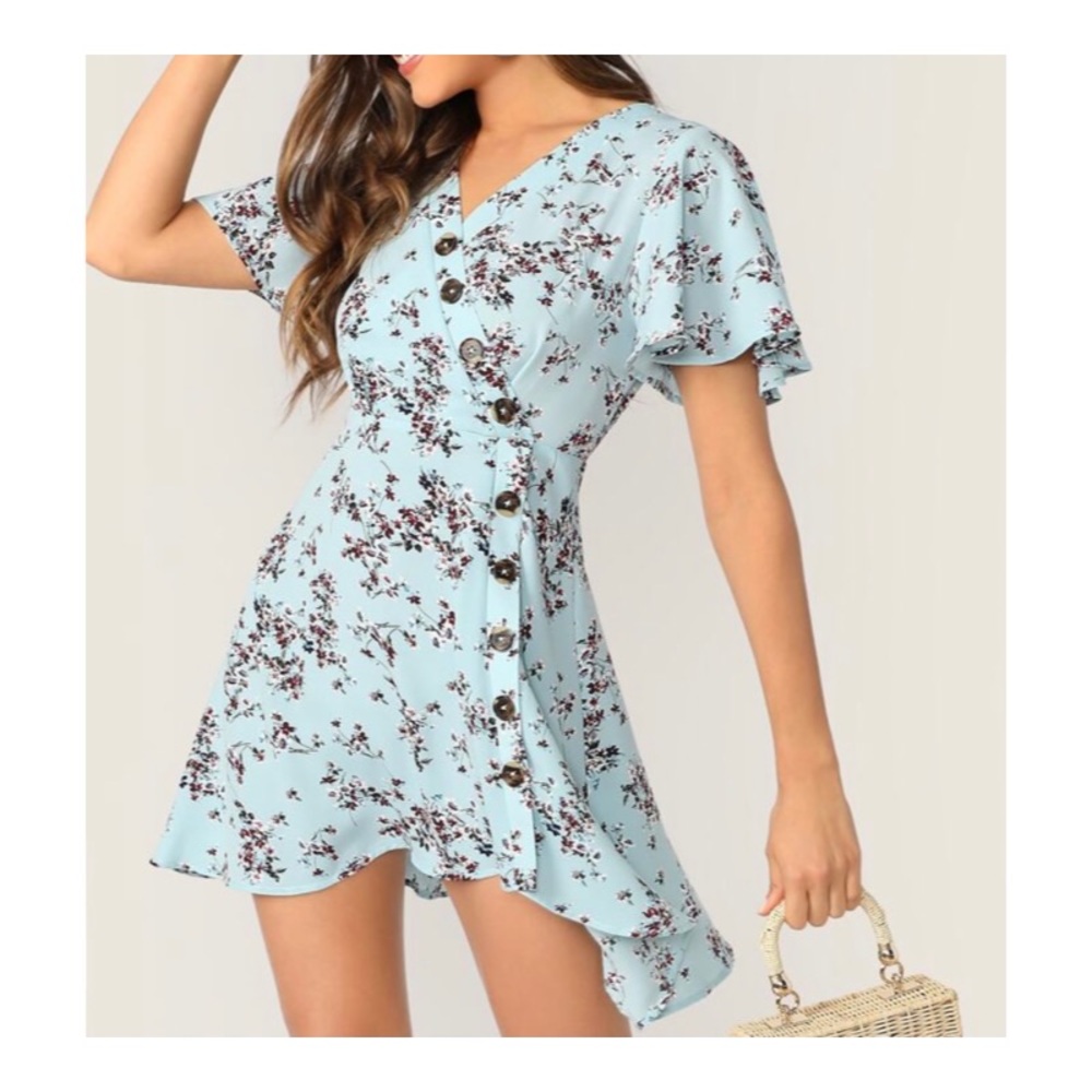 Shein floral dress